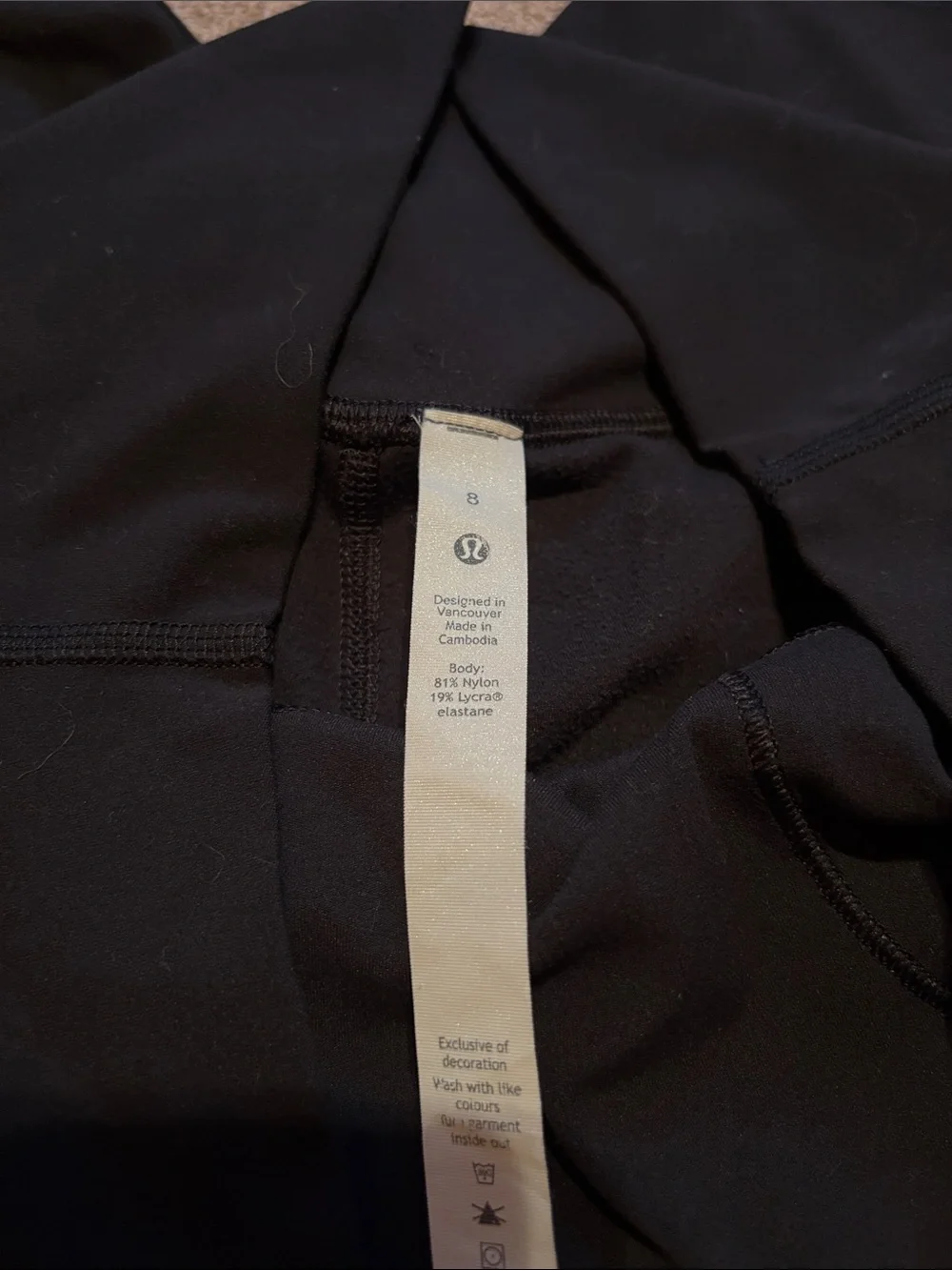 High-Waist Black Women's Bike Shorts